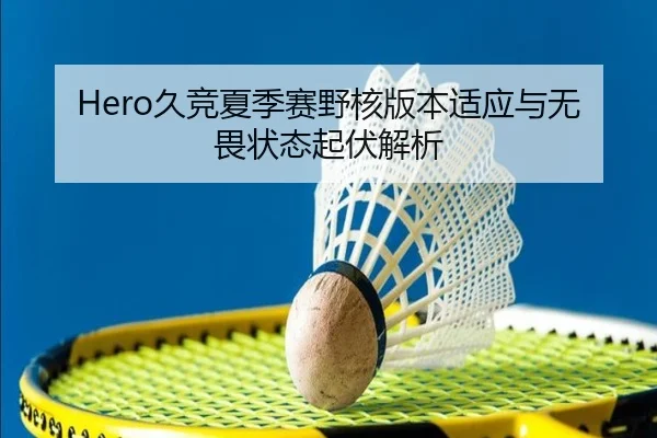 Hero久竞夏季赛野核版本适应与无畏状态起伏解析